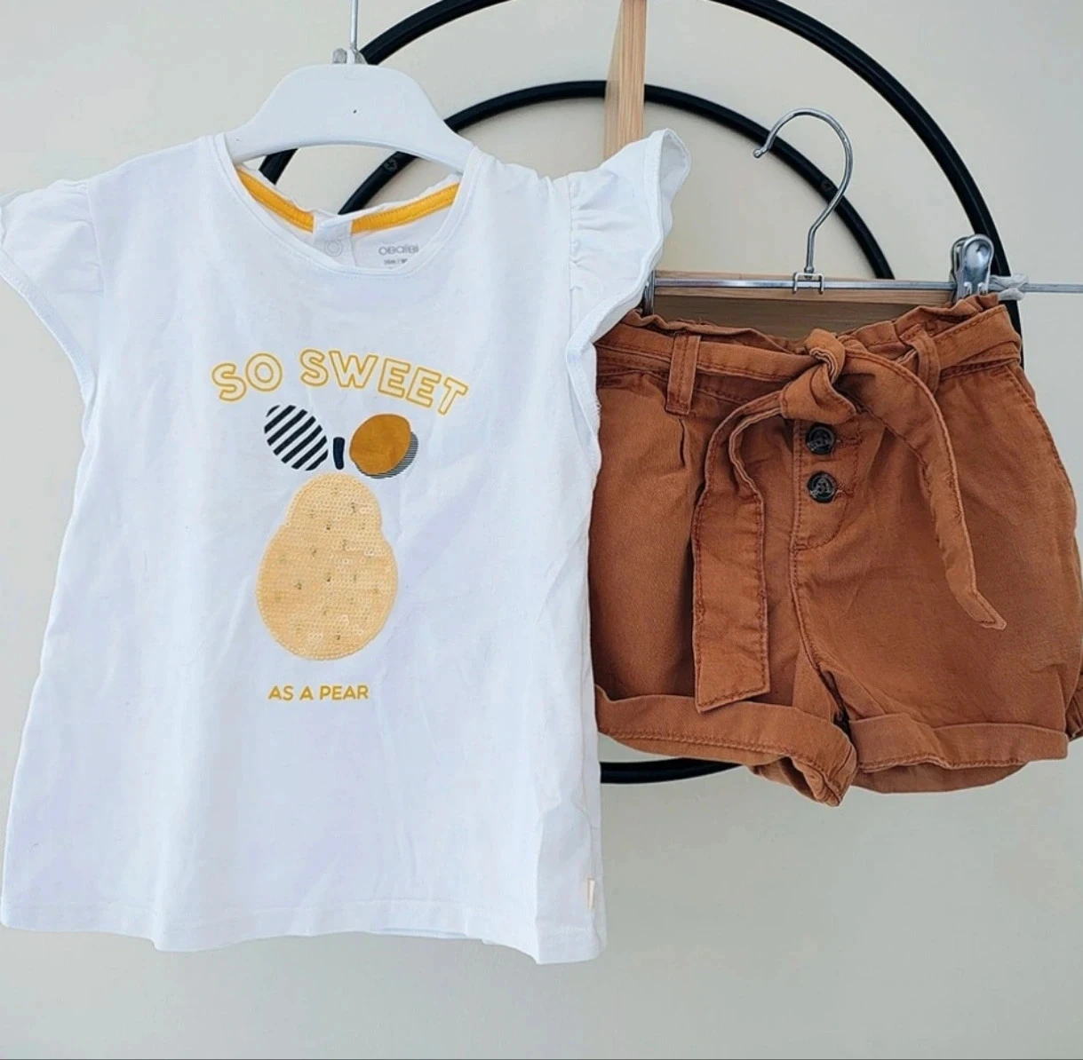 36 mois 3 ans ensemble été Okaïdi Teeshirt et short